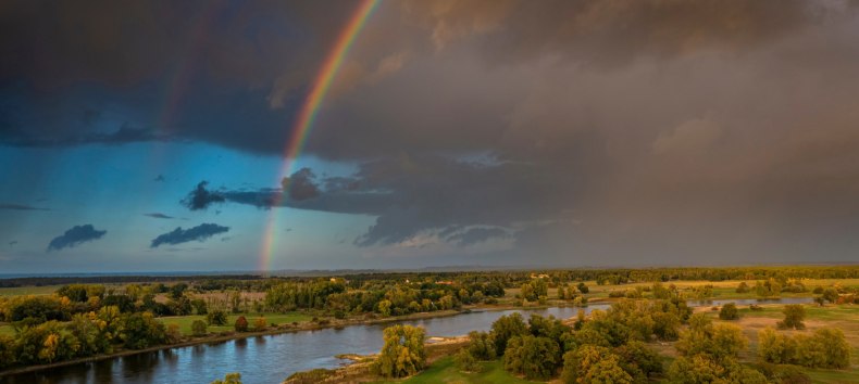 Summer rain on the Elbe, &copy; Florian Fabian