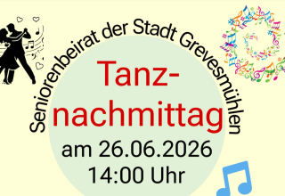 Plakat Tanznachmittag Seniorenbeirat // © Seniorenbeirat Plakat Tanznachmittag Seniorenbeirat // © Seniorenbeirat