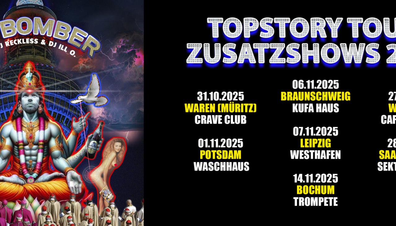 Topstory Tour - MC BOMBER LIVE @ cRAVE Kulturhaus, © cRAVE Kulturhaus Topstory Tour - MC BOMBER LIVE @ cRAVE Kulturhaus, © cRAVE Kulturhaus