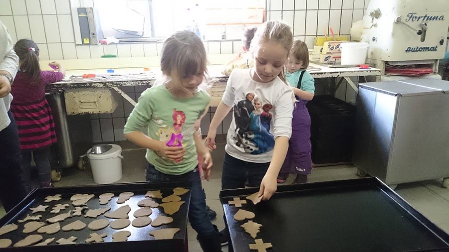 Every year again: Children's baking day // © Landbäckerei Heino Bastian Every year again: Children's baking day // © Landbäckerei Heino Bastian