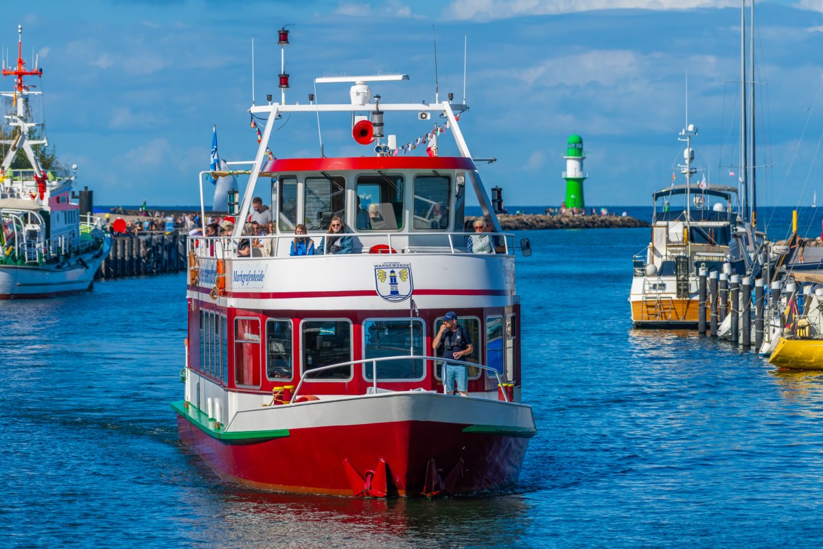 Havenrondvaart met Warnow-Personenschifffahrt OHG // © Stefan Mertin Havenrondvaart met Warnow-Personenschifffahrt OHG // © Stefan Mertin