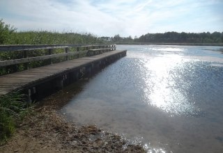 Neu Heinden lake with bathing jetty // © Mostro A.S. Hamburg Neu Heinden lake with bathing jetty // © Mostro A.S. Hamburg