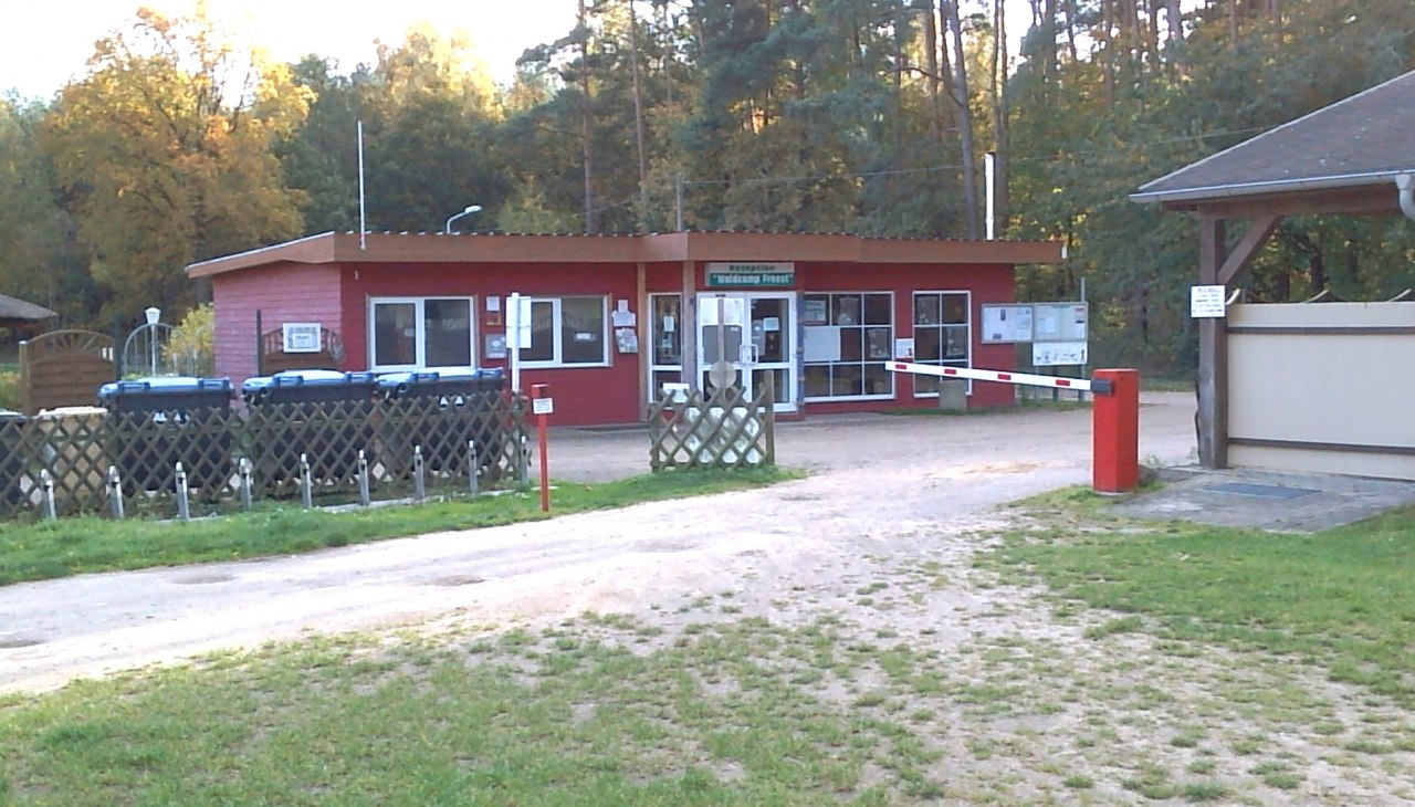 Receptie van de Waldcamp camping, © Campingplatz Waldcamp Freest