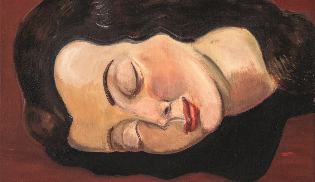 KHR_Rosa Loy_Schlaf_2002_Quelle_VG_Bild_Kunst_Bonn_2025, © Foto: Kunsthalle Rostock KHR_Rosa Loy_Schlaf_2002_Quelle_VG_Bild_Kunst_Bonn_2025, © Foto: Kunsthalle Rostock