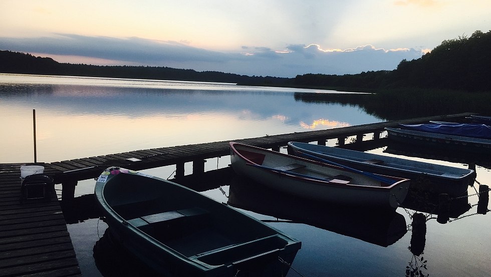 Prywatne molo na Schaalsee., &copy; Daniel Wicklein