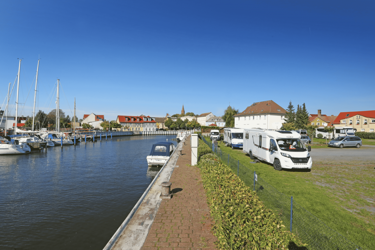 Miejsce dla przyczep kempingowych // &copy; TMV/Gohlke