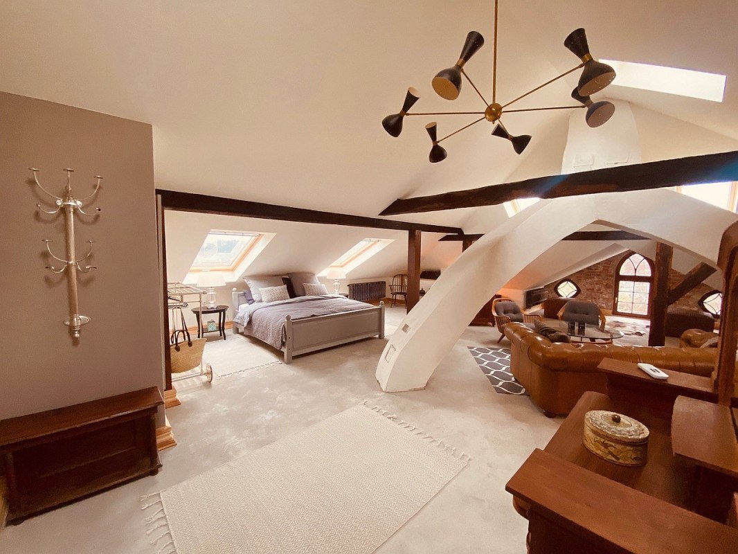 Delphi apartment on the top floor, © Gutshaus Klein Kussewitz Delphi apartment on the top floor, © Gutshaus Klein Kussewitz