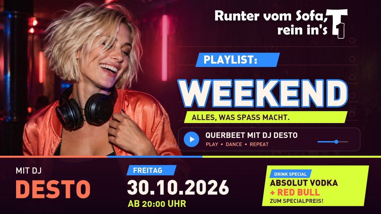 AFSPEELLIJST: WEEKEND // © Werbezentrum MV AFSPEELLIJST: WEEKEND // © Werbezentrum MV