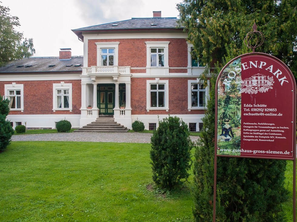 Het landhuis Groß Siemen // © Frank Burger Het landhuis Groß Siemen // © Frank Burger