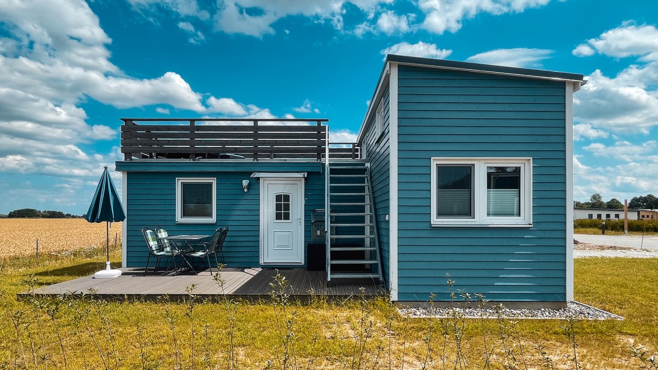 Tiny House na kempingu Prima Camping Resort Boddenblick. // © Prima Camping Resort Boddenblick Tiny House na kempingu Prima Camping Resort Boddenblick. // © Prima Camping Resort Boddenblick