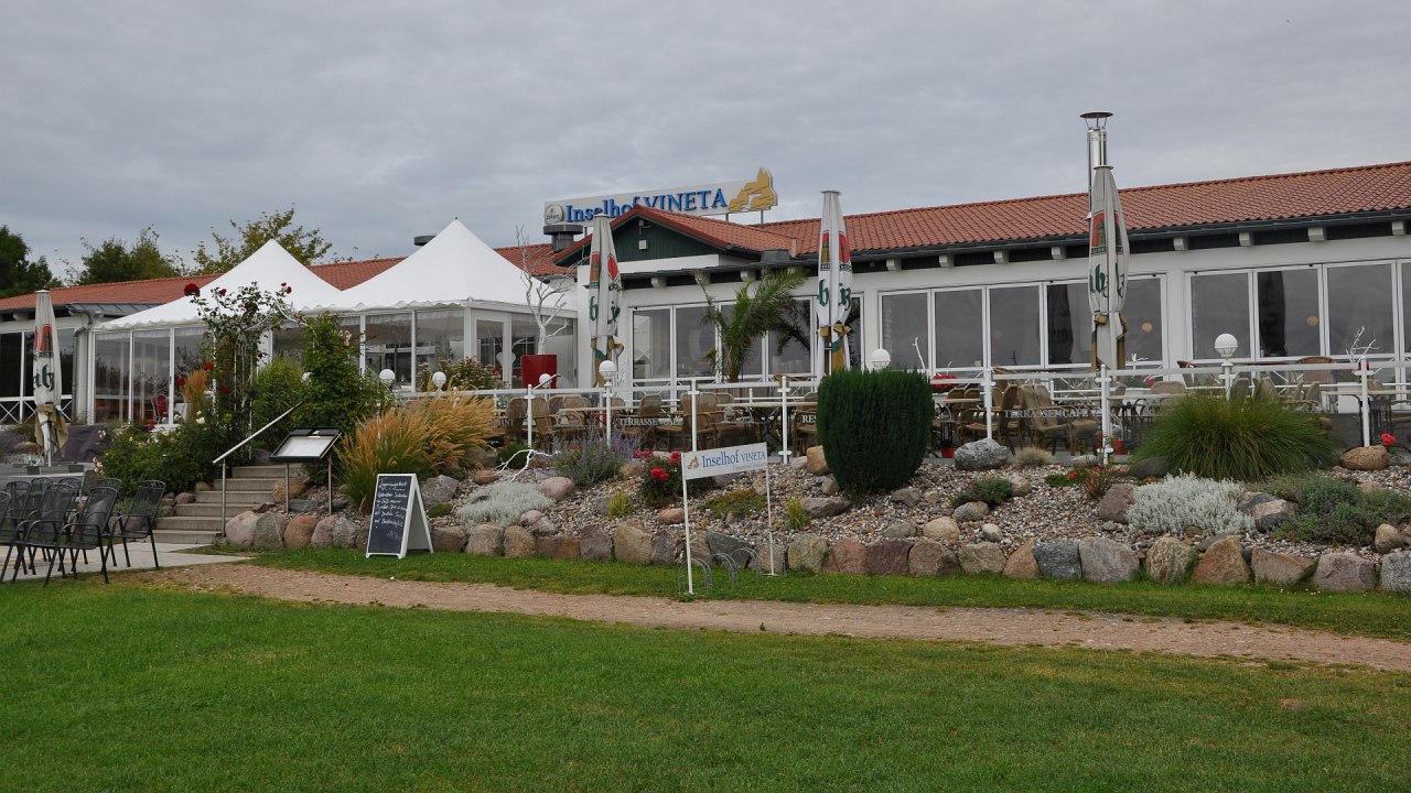 Inselhof od strony Achterwasser, &copy; TMV/Fischer