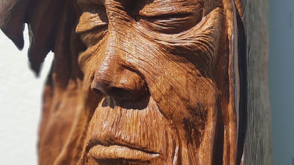 Powierzchnia czołowa belki dębowej, &copy; Ronny Frey