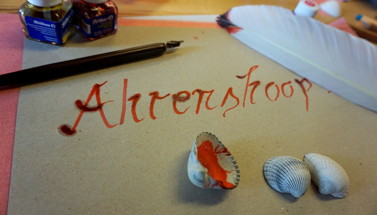 Cursus kalligrafie, © Kurverwaltung Ahrenshoop Cursus kalligrafie, © Kurverwaltung Ahrenshoop