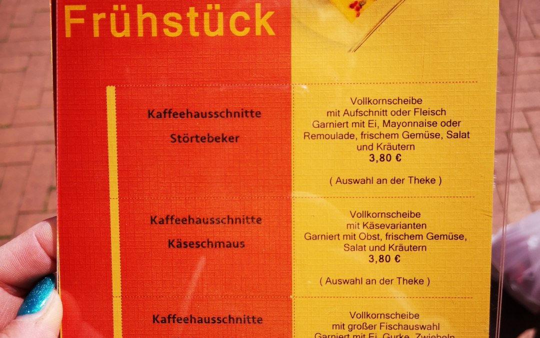 Breakfast menu, © Kaffeehaus Barth