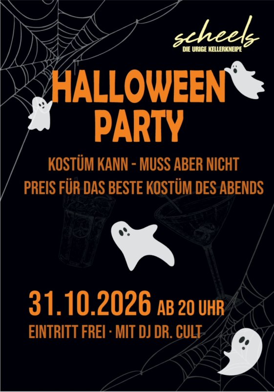 Halloween Party with DJ DR. CULT // © Scheelehof Halloween Party with DJ DR. CULT // © Scheelehof