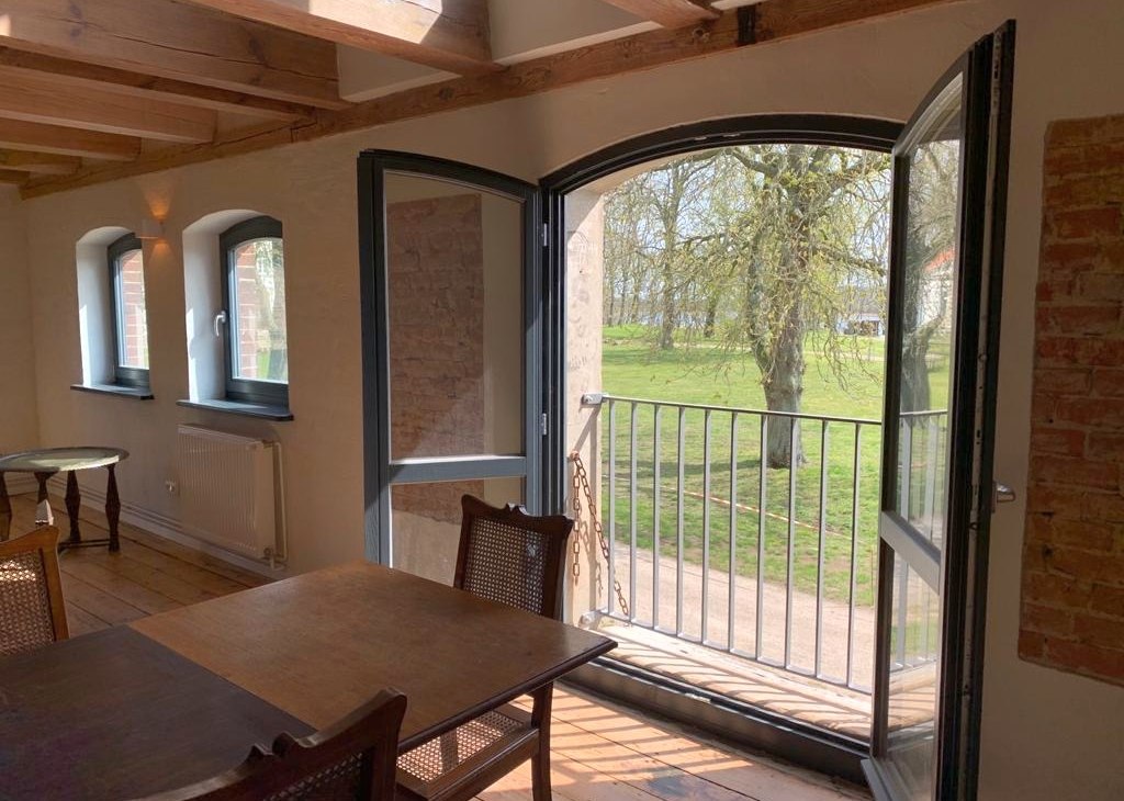 Werken in het Rossin landhuis, © Gutshaus Penzlin / Jutta Janssen