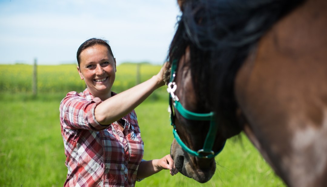 Animal assisted therapy helps with depression, © Heike Rössing Fotografie