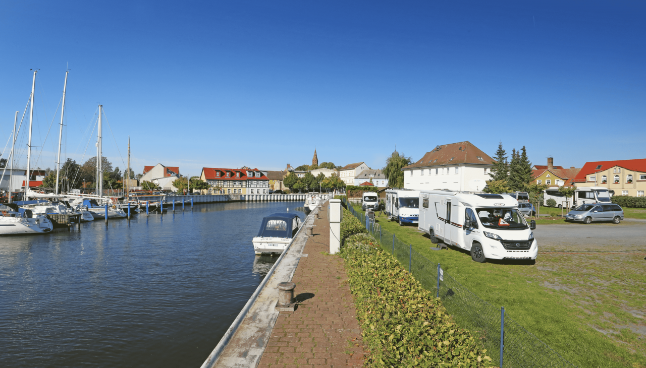 Miejsce dla przyczep kempingowych, © TMV/Gohlke