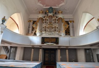 Orgel van de St Jacobskerk in Gingst op het eiland Rügen, © Tourismuszentrale Rügen