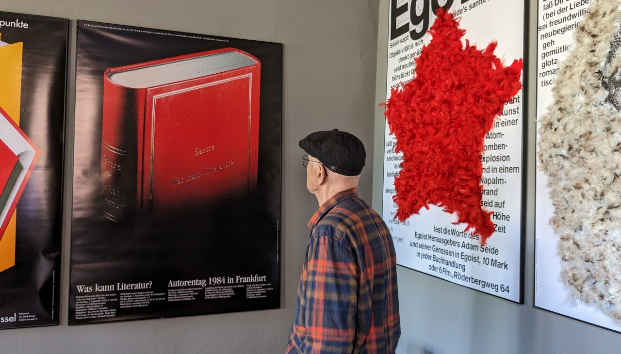 Gunter Rambow in zijn studio, © Heiko Grunzig