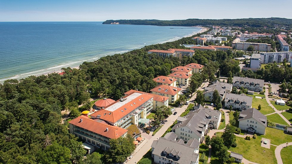 Deep under the small dune forest slumbers healing thermal water // © Seehotel BINZ-THERME Rügen Deep under the small dune forest slumbers healing thermal water // © Seehotel BINZ-THERME Rügen