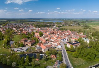 Aerial photo Neustadt-Glewe // &copy; (c) SEB Fotographie