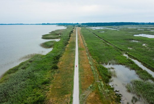 Bieganie Jogging na wybrzeżu na Fischland-Darß-Zingst // Jedna z ulubionych tras Anne Schönrock prowadzi wzdłuż klifów Ahrenshoop // © MV-T/Gänsicke Bieganie Jogging na wybrzeżu na Fischland-Darß-Zingst