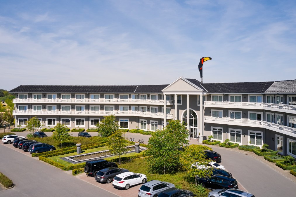 Widok hotelu Van der Valk Resort z lotu ptaka, © Van der Valk Linstow