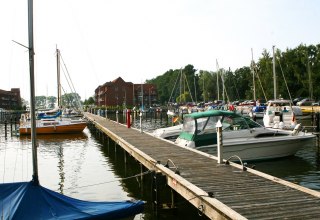 Schiffsanleger in der Lagunenstadt // &copy; Sabrina Wittkopf-Schade