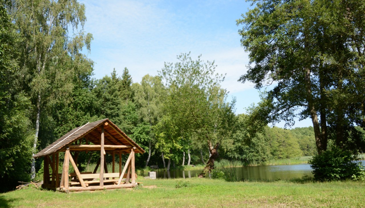 Chata wypoczynkowa przy stawach Voigtsdorf, © Tourismusverband Mecklenburg-Schwerin Chata wypoczynkowa przy stawach Voigtsdorf, © Tourismusverband Mecklenburg-Schwerin