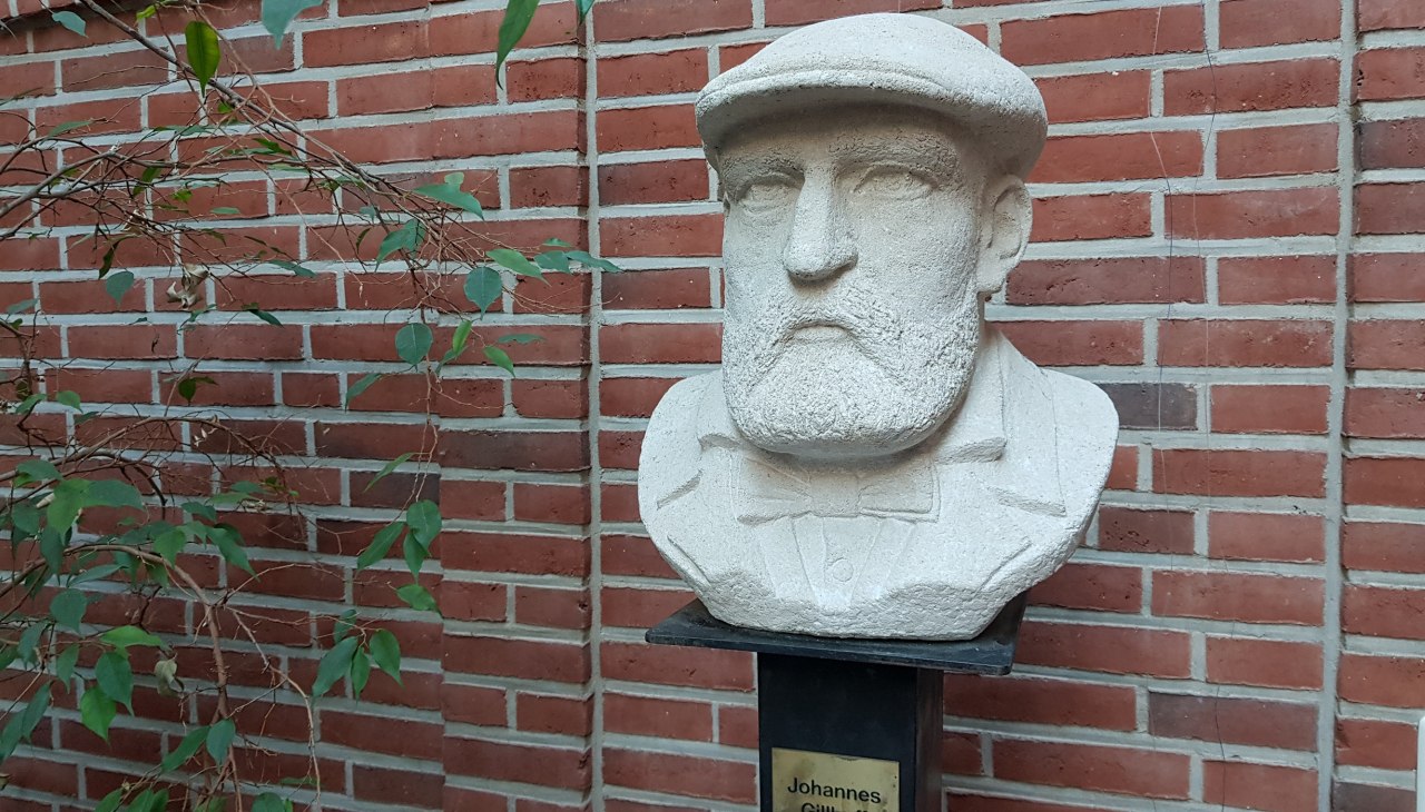 Popiersie Gillhoffa, © Stadt Ludwigslust