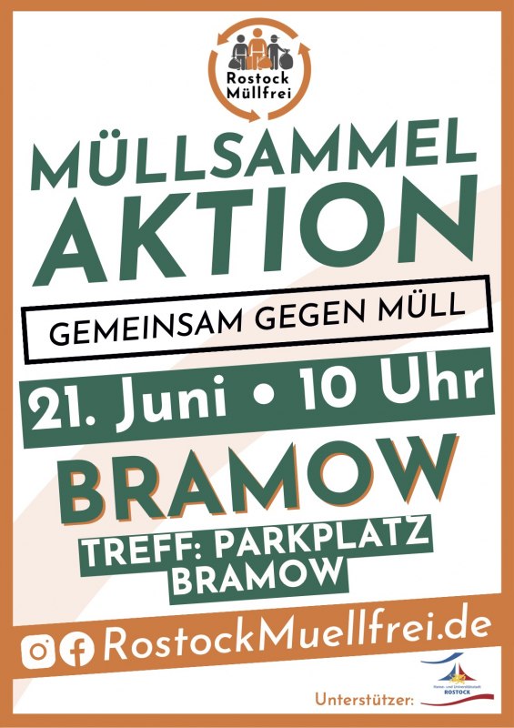 Plakat // &copy; Rostock M&uuml;llfrei e.v.