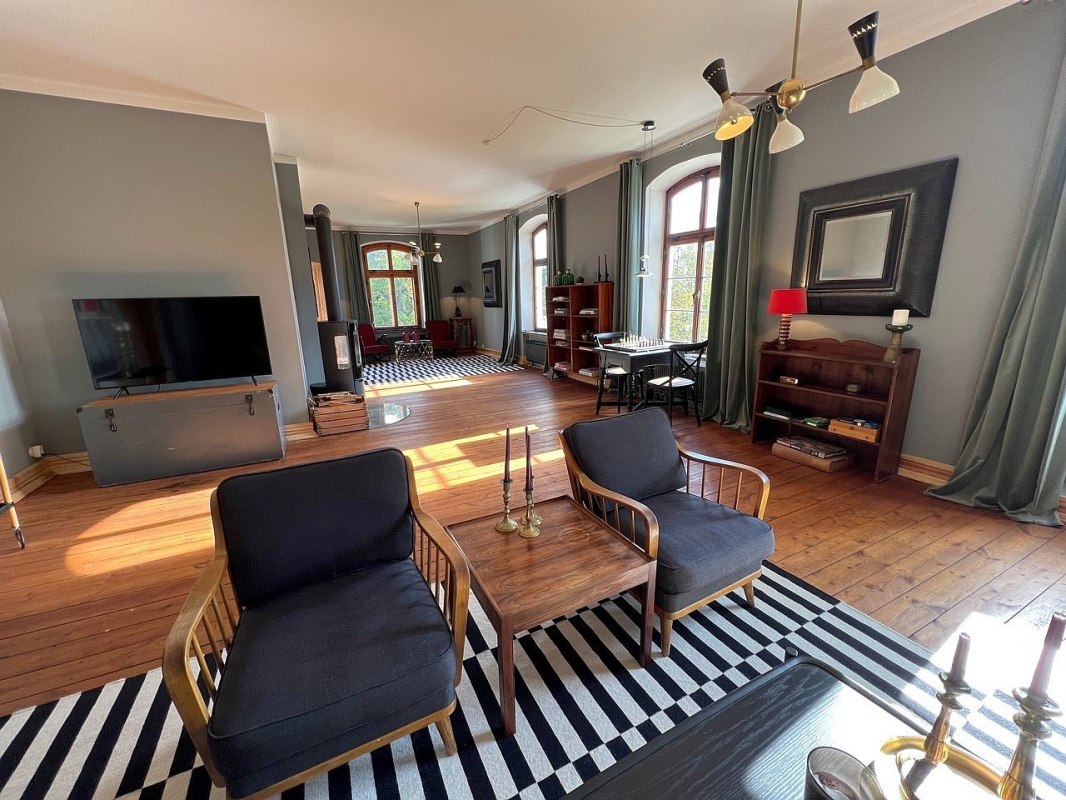 Plenty of space in the large apartment, © Gutshaus Klein Kussewitz Plenty of space in the large apartment, © Gutshaus Klein Kussewitz
