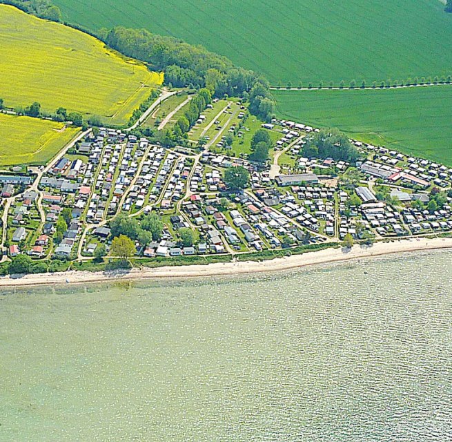 Onze plaats van boven // &copy; Campingplatz Liebeslaube