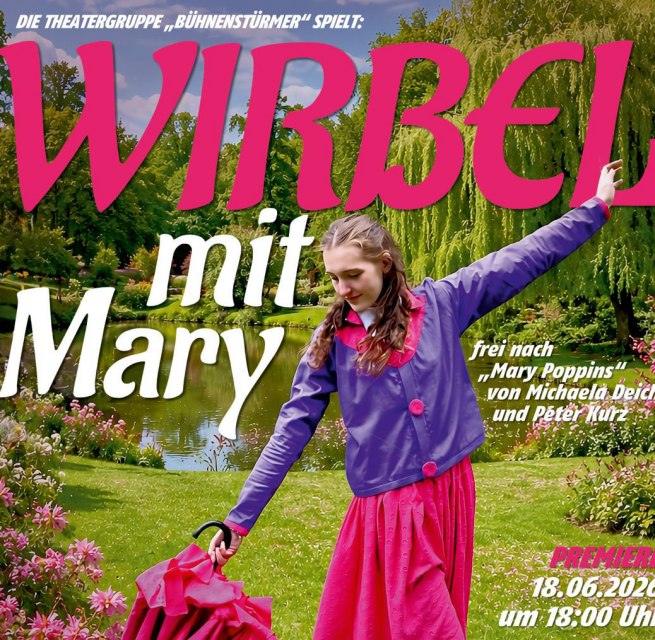 Poster "Whirl with Mary" // &copy; STiC-er Theater e.V.