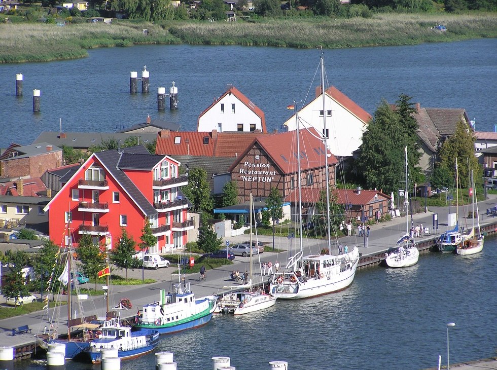 Jachty w porcie miejskim Wolgast, © Baltzer