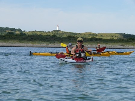 Latarnia morska na ciernistym krzewie na wyspie Hiddensee, © copyright Voigt & Kranz UG