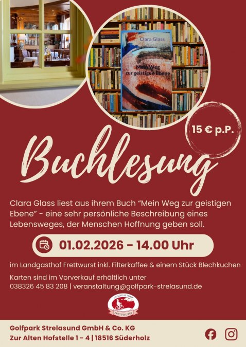 Boeklezen in het Strelasund Golf Park, &copy; Golfpark Strelasund