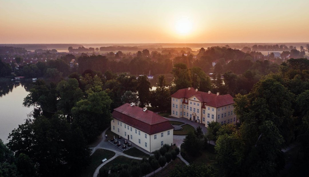 Kasteel Mirow bij zonsopgang, © TMV/Gänsike