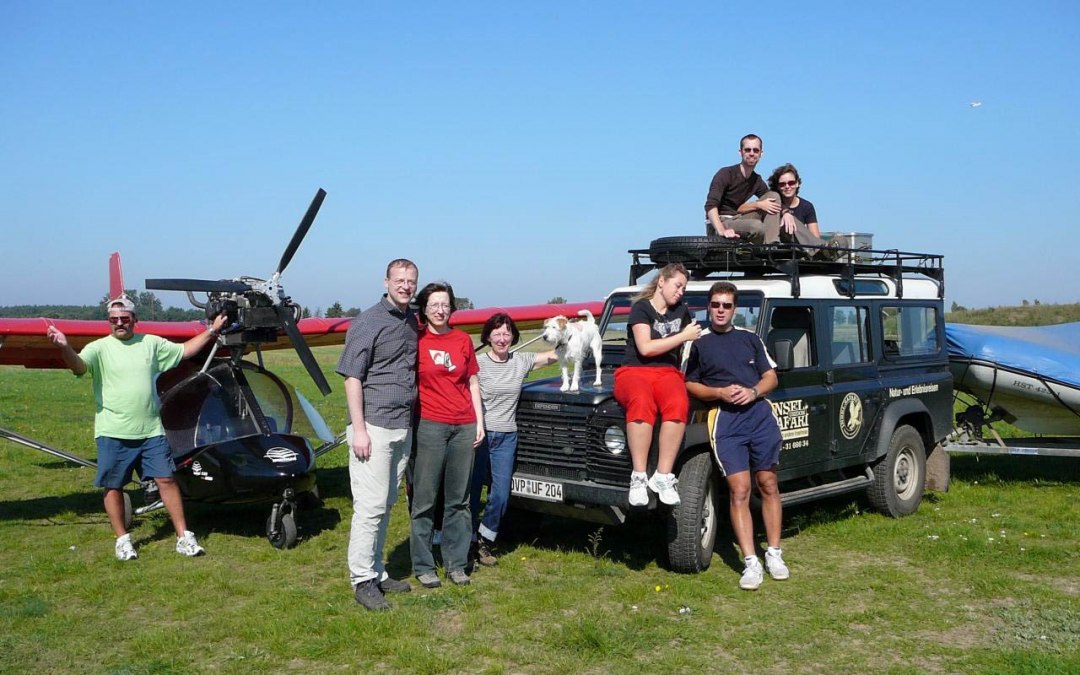Een dag met de opblaasboot en het vliegtuig van Landrover, © Gunnar Fiedler