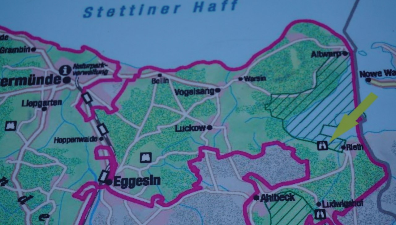 Map Neuwarper Lake and surroundings, &copy; tvv-bock