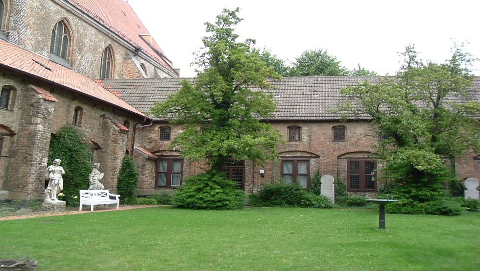 Zicht op de binnenplaats van het cultuurhistorisch museum van Rostock, © Kulturhistorisches Museum Rostock