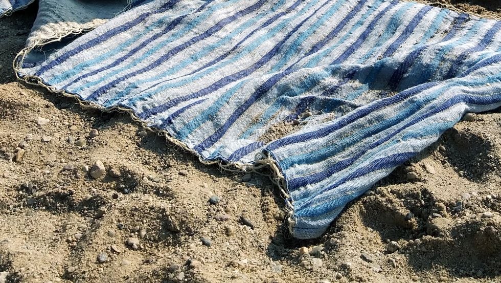 Stranddeken jute linnen, &copy; Birgit Moll