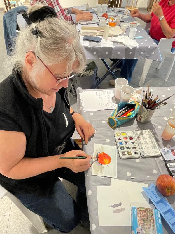 Martina Rieck in a workshop // &copy; Martina Rieck