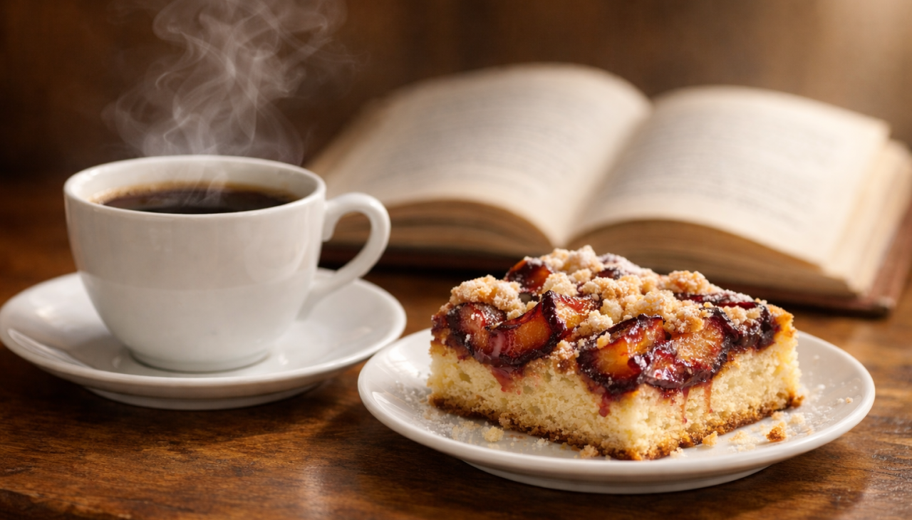 Koffie en boek op zondag, © KI-generierte Bildkomposition Koffie en boek op zondag, © KI-generierte Bildkomposition