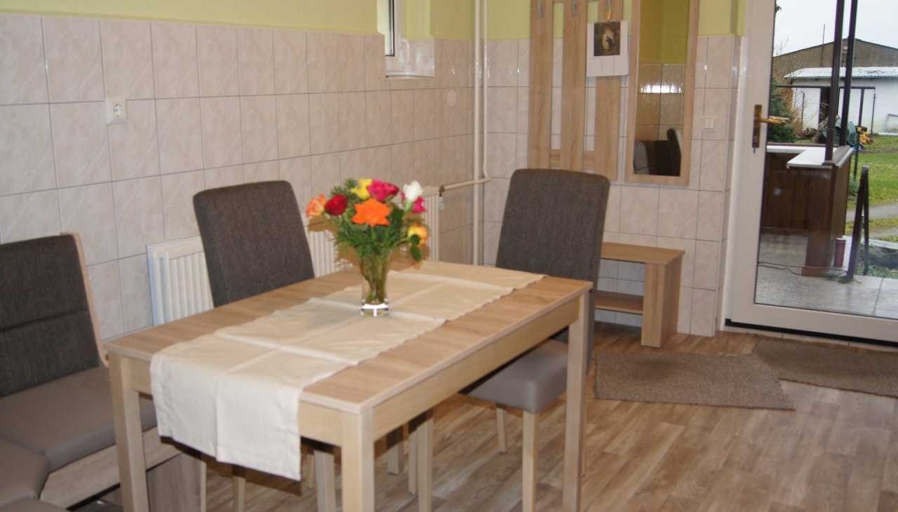 De eethoek met toegang tot het terras, © A. Prager De eethoek met toegang tot het terras, © A. Prager