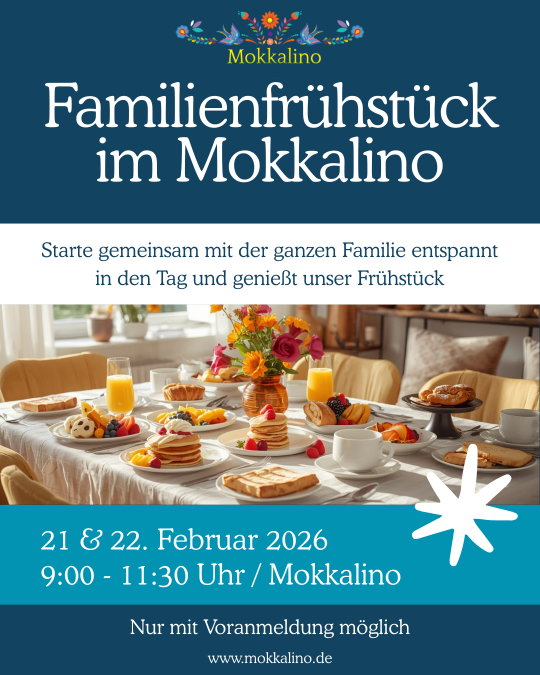 Instagram-Beitrag - Familienfrühstück, © Mokkalino Instagram-Beitrag - Familienfrühstück, © Mokkalino