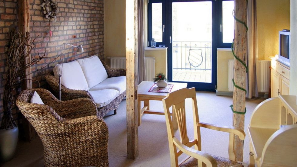 Interieurontwerp van een appartement in een torenwoning, © Turmhaus Kühlungsborn
