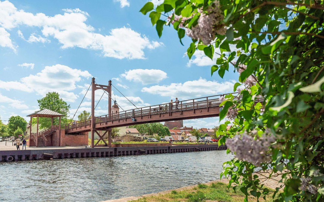 Pedestrian bridge in Anklam, &copy; TMV/Tiemann