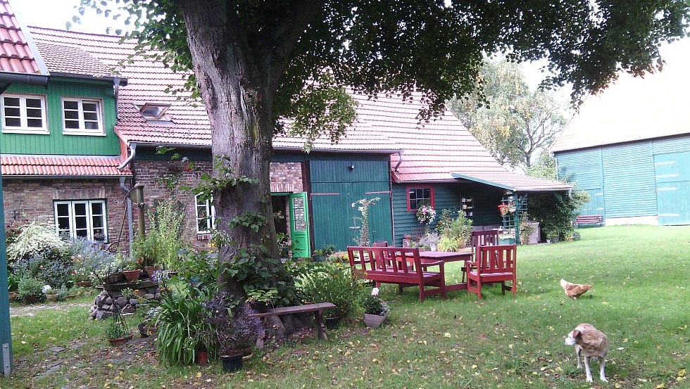 Hannehof - typowe gospodarstwo rolne w Meklemburgii, © Hannelore Hofmann